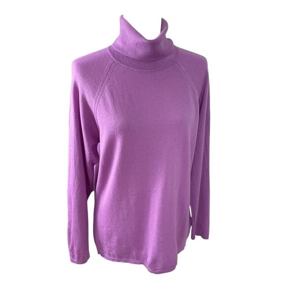 Nordstrom Studio 121 100% Extra Fine Merino Wool Turtleneck Sweater Size XL - Picture 4 of 12